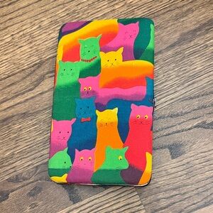 Vibrant Cat Design Wallet